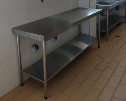 Mesas em Inox